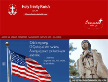 Tablet Screenshot of holytrinityrc.org